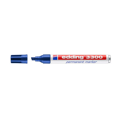 1 Stück edding 3300 Permanentmarker, blau 1 Stück edding 3300 Permanentmarker, blau