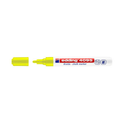 1 Stück edding 4095 Kreidemarker, neongelb 1 Stück edding 4095 Kreidemarker, neongelb