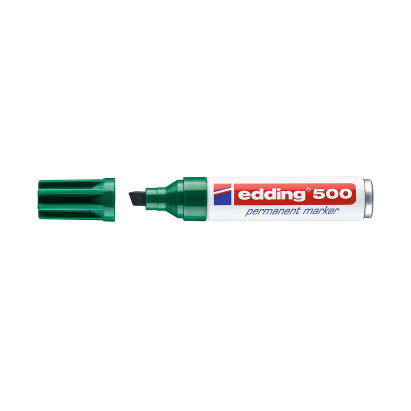 1 Stück edding 500 Permanentmarker, grün 1 Stück edding 500 Permanentmarker, grün