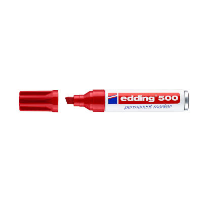1 Stück edding 500 Permanentmarker, rot 1 Stück edding 500 Permanentmarker, rot