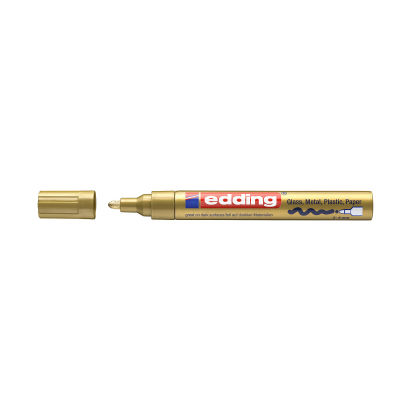 1 Stück edding 750 Glanzlackmarker, gold 1 Stück edding 750 Glanzlackmarker, gold