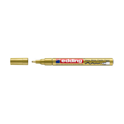 1 Stück edding 751 Glanzlackmarker, gold