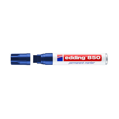 1 Stück edding 850 Permanentmarker, blau