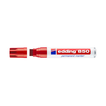 1 Stück edding 850 Permanentmarker, rot