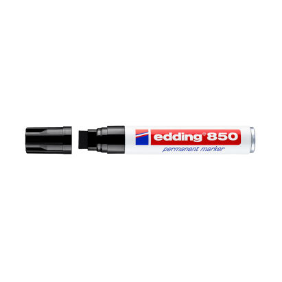 1 Stück edding 850 Permanentmarker, schwarz 1 Stück edding 850 Permanentmarker, schwarz