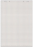 20 Blatt LANDRE Flipchart- Block, 80g/qm, 650x980mm, kariert / blanko