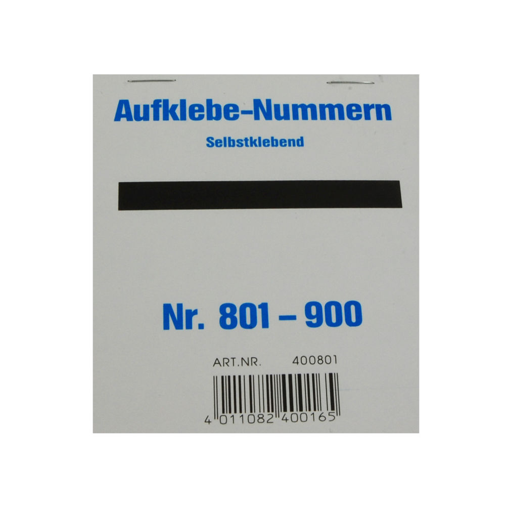 PARTY DISCOUNT Gewinn-Aufklebenummern Selbstklebend 801-900 – 100 Stück Für Tombola & Verlosung