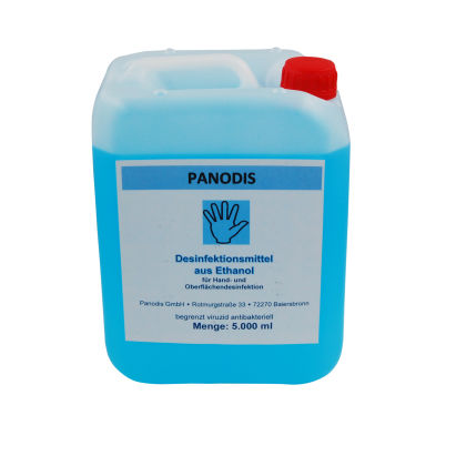 1 Stück Händedesinfektionsmittel 5L, 100% Bio Ethanol 1 Stück Händedesinfektionsmittel 5L, 100% Bio Ethanol