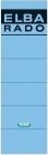 10 Stück ELBA RADO Ordnerrücken-Etiketten, kurz/breit, 190x59mm, selbstklebend, blau