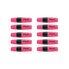 10 Stück Pelikan Textmarker 490, Strichstärke 1,0 - 5,0mm, leuchtrosa