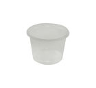 1000 Stück Feinkostbecher Plastikbecher PS, 100/100ml, rund, transparent