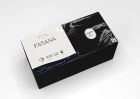 250 Stück FASANA Papier Servietten 3-lagig, 33x33cm, 1/4 Falz, midnight black, schwarz