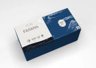FASANA 250 Stück Papier Servietten 3-lagig, 33x33cm, 1/8 Falz, royal blue, dunkelblau