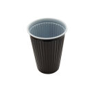 3000 Stück Thermobecher, Automatenbecher, braun-weiß, 180ml