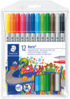1 Stück STAEDTLER Doppel-Fasermaler Filzstifte Noris, 12er Etui