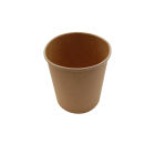 25 Stück Soup To Go, Suppenbecher 350ml, 12oz, braun, mit Deckel, umweltfreundlich