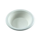 500 Stück Bio Bagasse Schale 450ml, 16oz, Ø 17,5cm, rund, mit Rand, weiß