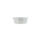 1000 Stück Feinkostbecher Plastikbecher PS, 100/50ml, rund, transparent