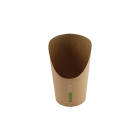 50 Stück Kraft Wrap Scoop-Cup Größe M, 16 oz, braun