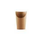 50 Stück Snack-Wrap-Becher 350ml, 55x120mm, braun