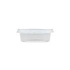 50 Stück Verpackungsbecher PP, 50ml, transparent, mit Deckel, Dessert