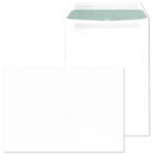  500 Stück Briefumschläge, Versandtaschen C5, weiß, ohne Fenster, selbstklebend, 90 g/qm
