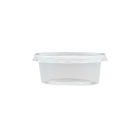 500 Stück Verpackungsbecher PP, 100ml, transparent, mit Deckel, Dessert