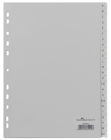 1 Stück DURABLE Kunststoff-Register, A-Z, A4, PP, 20-teilig, grau (6510-10)