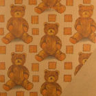 1 Rolle Geschenk- Kraftpapier 783030, Teddybär, 250m, 50cm