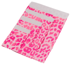 1000 Stück Papier Flachbeutel 89411F, Kraftpapier, Leo koralle-pink, 70g/m², 95x140mm