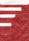 1000 Stück Papier Flachbeutel 99820F, Kraftpapier, Christmas Greetings rot, 60g/m², 175x215mm