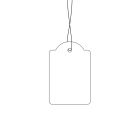 1000 Stück HERMA Warenanhänger, 32 x 50 mm, mit weißem Faden (6948)