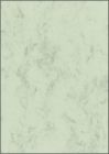 50 Stück Sigel Marmor-Papier, DP 552 A4, 200 g/qm, Edelkarton, pastellgrün