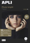 50 Stück APLI 12239 Foto-Papier bright, DIN A4, 200 g/qm, hochglänzend