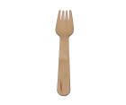 100 Stück Holzgabel, 160mm, biologisch abbaubar
