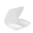 IP 100 Stück Warmhalte- Menüboxen XPS 4 2-geteilt, 245x210x72mm, laminiert, weiß