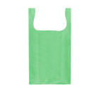 100 Stück HDPE Hemdchentragetasche, Shopper Jumbo, ND, 30+18x55cm, 15my, grün, gebl. Extra Stark