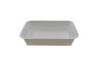 250 Stück Imbiss- Snackschale, Plastikschale PP, A13, 370ml, ungeteilt, 162x109x39mm, weiß