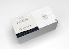 1000 Stück FASANA Papier Servietten 3-lagig, 33x33cm, 1/8 Falz, pearl white, weiß