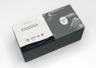 250 Stück FASANA Papier Servietten 3-lagig, 40x40cm, 1/4 Falz, elephant grey, grau