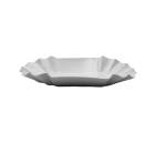 TOP 250 Stück Pappschalen, Pommesschale KU0B, 100x170x30mm, oval, weiß (inkl. EWKF Gebühr)