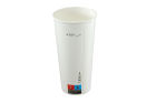 1000 Stück Pappbecher, Trinkbecher 500ml, Ø90mm, weiß