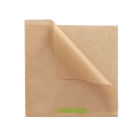 2000 Stück Döner- Snackbeutel Natürlich 15x16cm, Pergament-Ersatz, braun