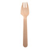 TOP 2500 Stück Holz Gabel mit Schneide, braun, 13,5cm, biologisch abbaubar