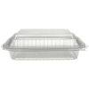 200 Stück Klappboxen Nr. 148, 1600ml, 220x190x65mm, transparent