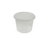 TOP 1000 Stück Feinkostbecher Plastikbecher PS, 100/100ml, rund, transparent
