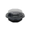 405 Stück Duni Klappboxen PS, 400ml, 160x60mm, schwarz/transparent