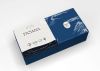 FASANA 250 Stück FASANA Papier Servietten 2-lagig, 40x40cm, 1/4 Falz,  royal blue, dunkelblau