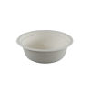 All natural 500 Stück Bagasse Suppenschale 350ml, Ø13,5cm, weiß