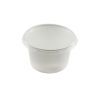 500 Stück Saucen- Dressingbecher Verpackungsbecher PP, 100ml, weiß, rund, mit Deckel